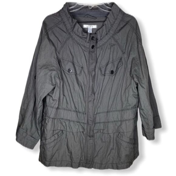 LOFT Gray Coat - Picture 1 of 9